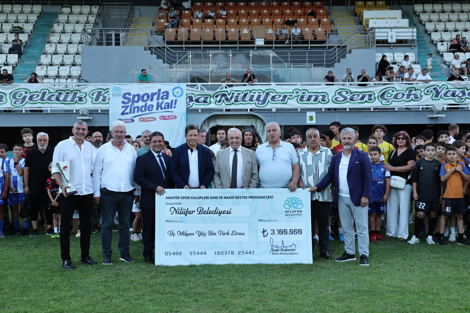 Bursa Nilüfer'den amatör spor kulüplerine 3 milyon liralık destek 