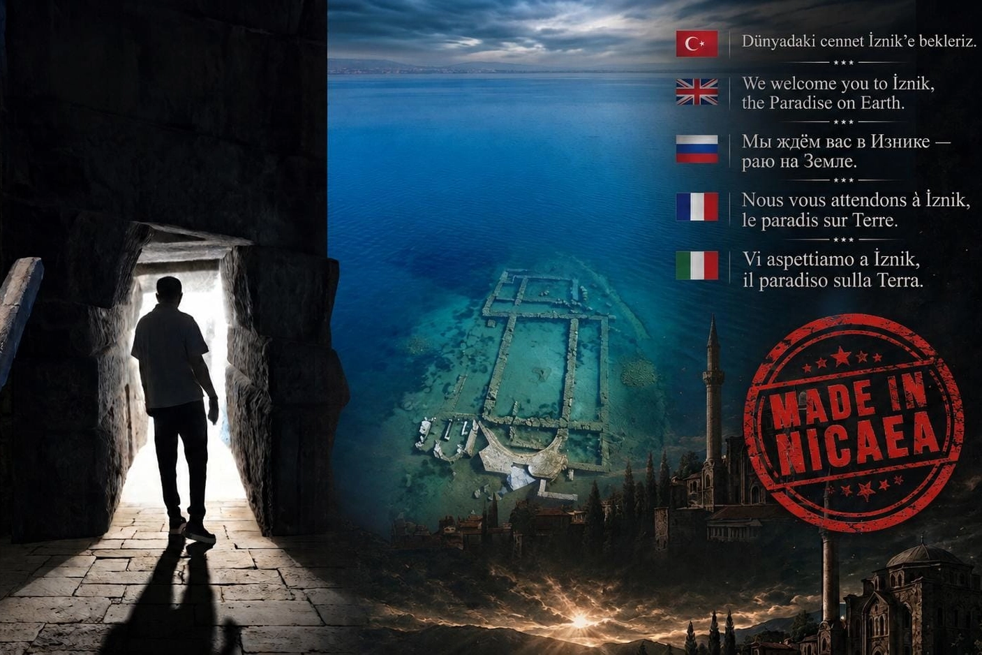 Dünyanın gözü İznik'te! Gölge Modu filmine yoğun ilgi 