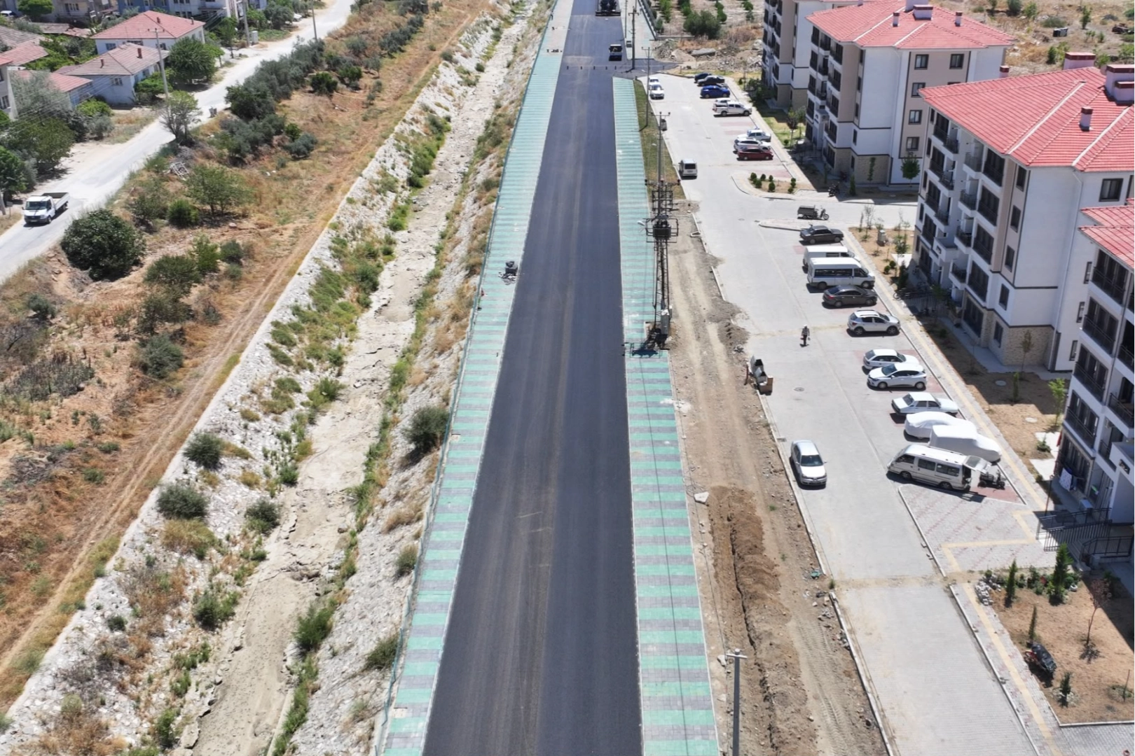 Köprübaşı tarihinde ilk kez sıcak asfaltla buluşuyor 