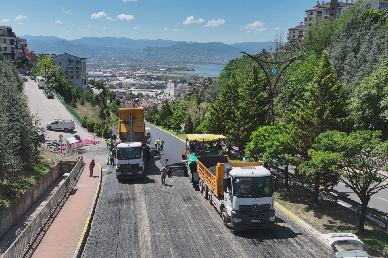 Santral Rampası’nın iki yönü de trafiğe kapatıldı 