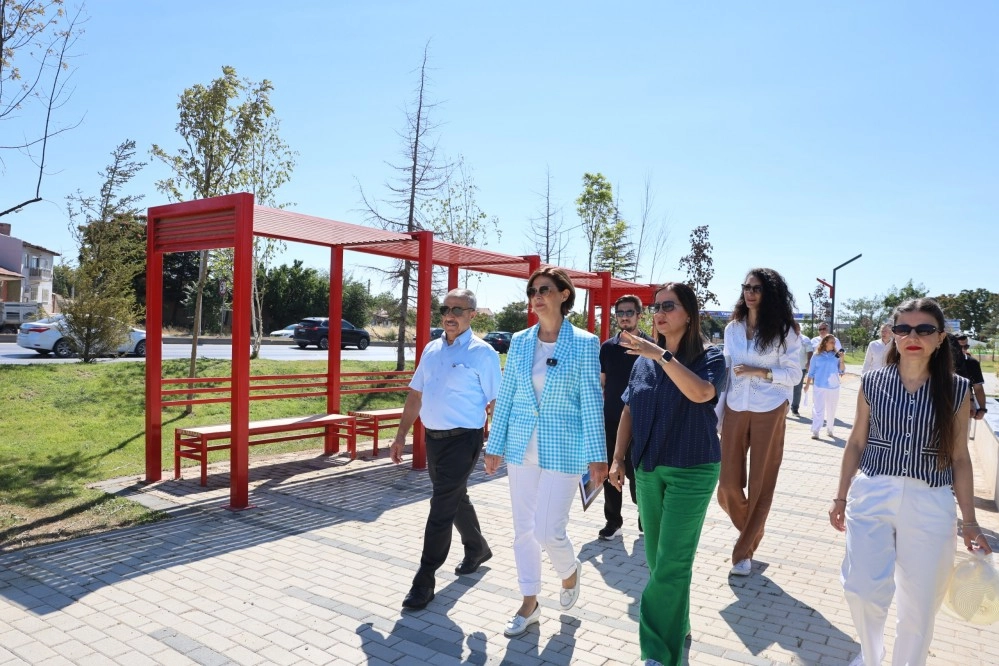 Eskişehir Gündoğdu'da yeşil alan çalışması 