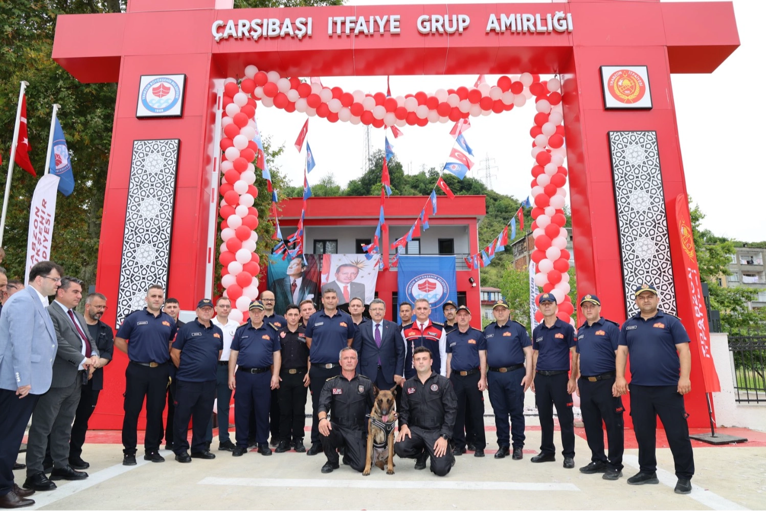 Çarşıbaşı modern itfaiye merkezine kavuştu 