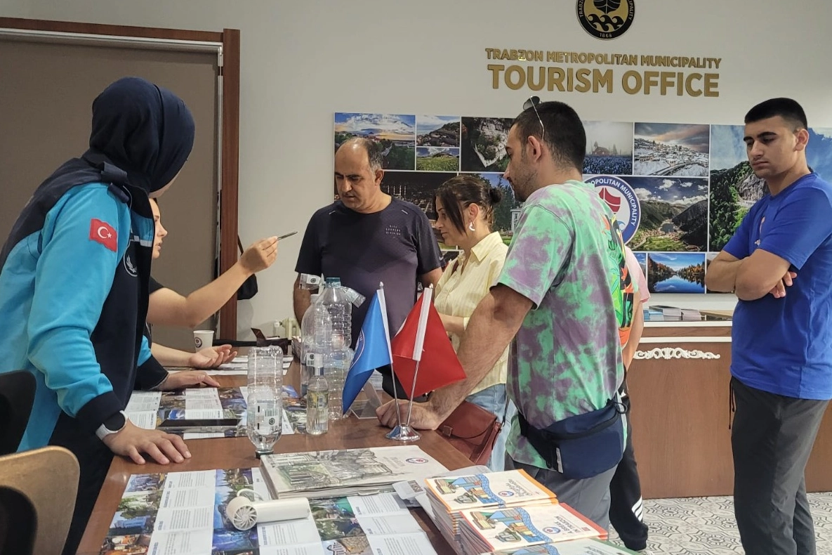 Trabzon’da turizm ofisleri turistlerin rehberi oluyor 