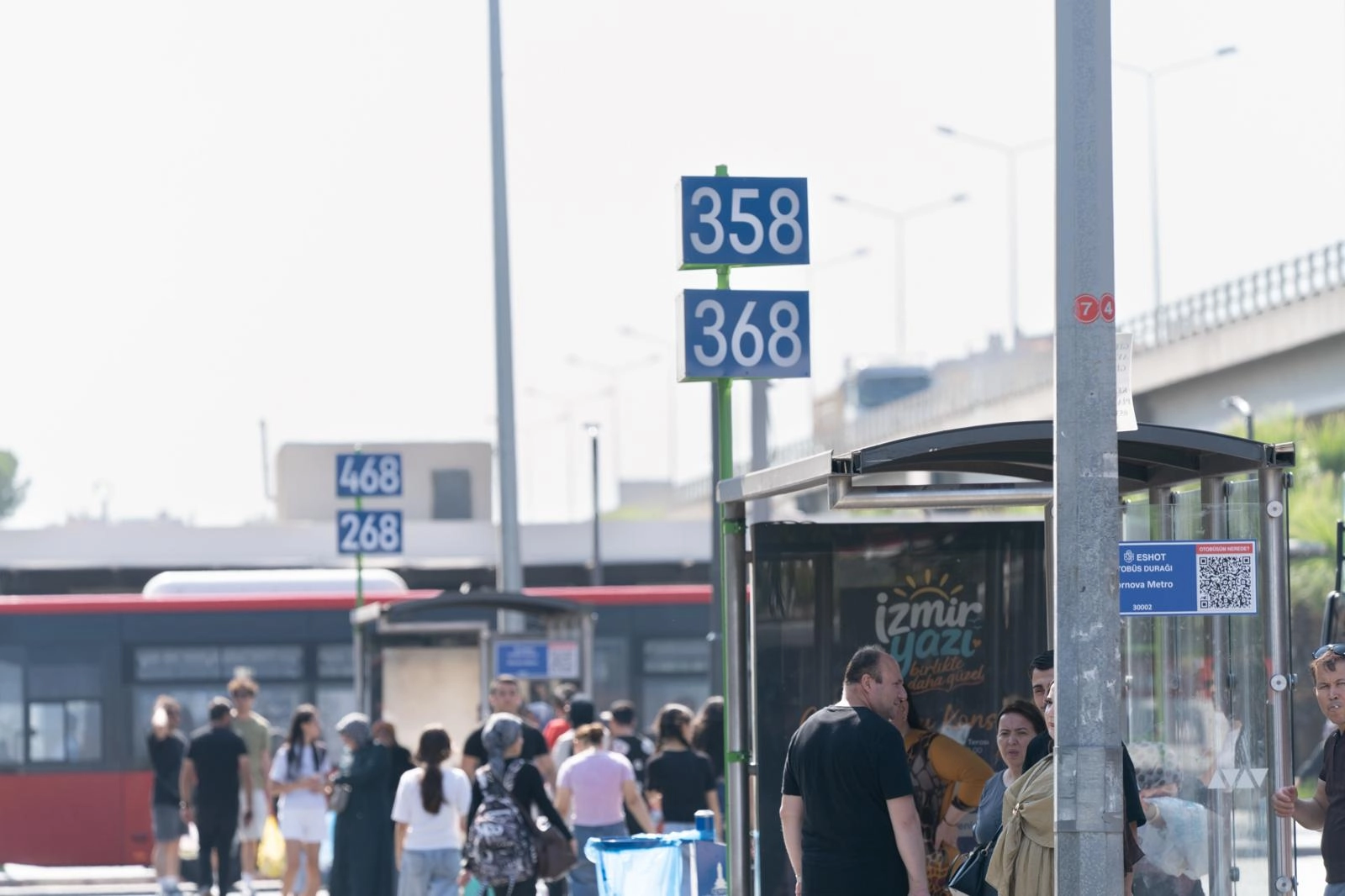 İzmir'de Bornova Aktarma İstasyonu yenilendi 