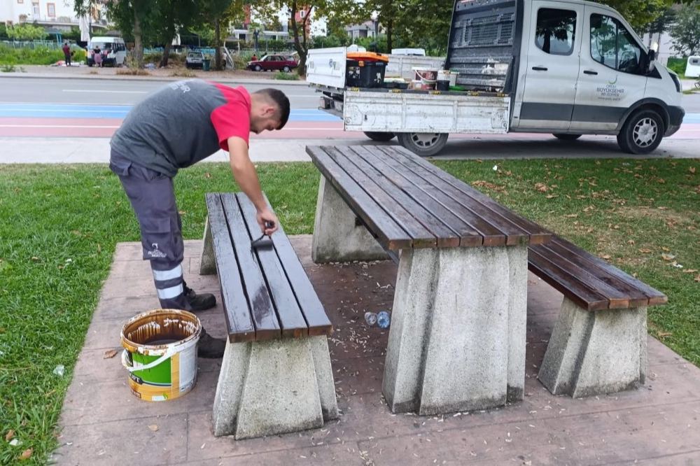 Ordu’da kent mobilyaları yenileniyor 