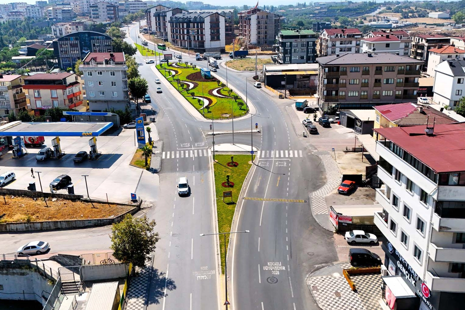 Darıca’daki kavşakta trafik rahatladı, ulaşım hızlandı 