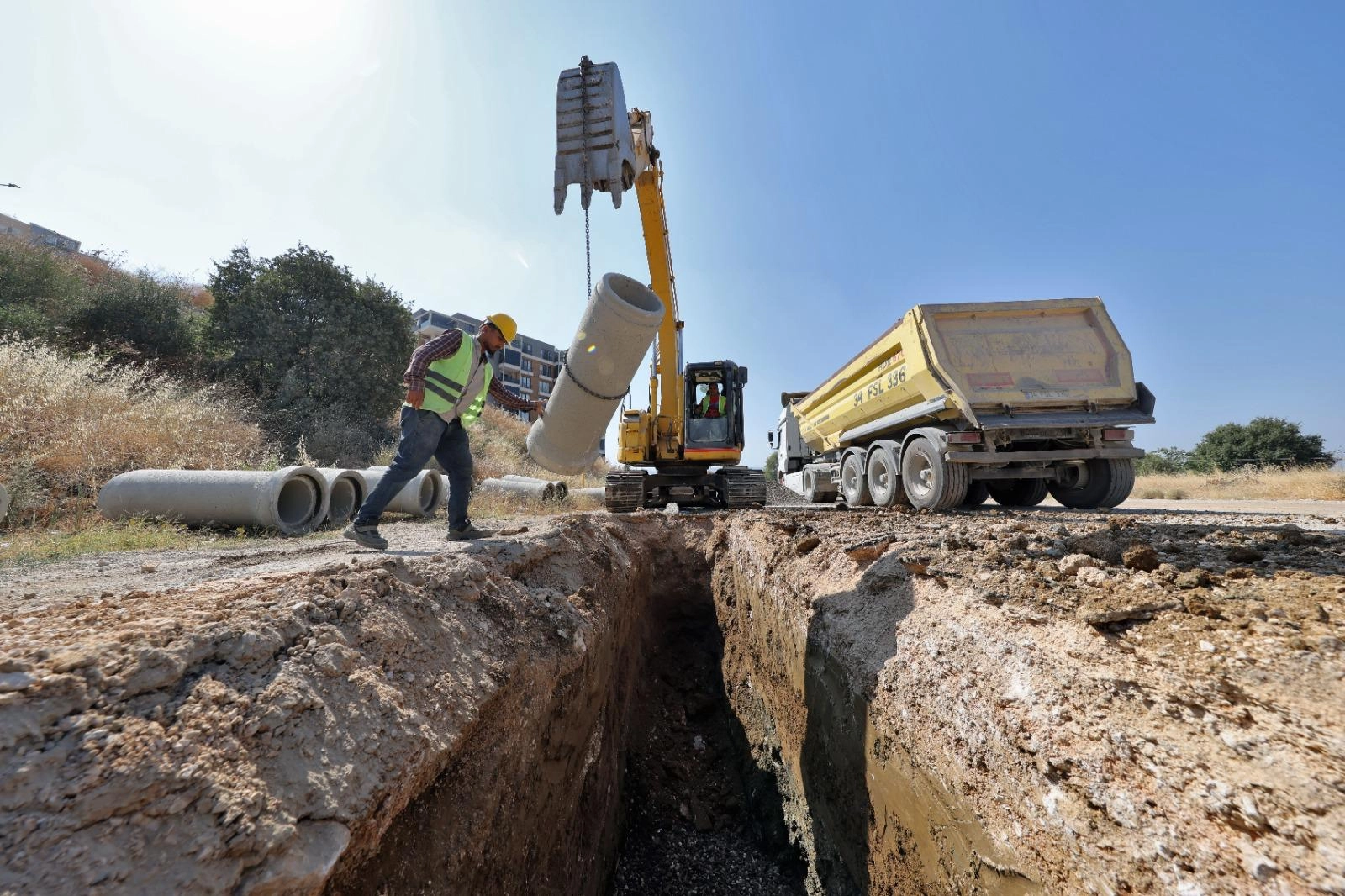 Bursa Büyükşehir'den Nilüfer'e 7 bin 600 metrelik altyapı yatırımı 