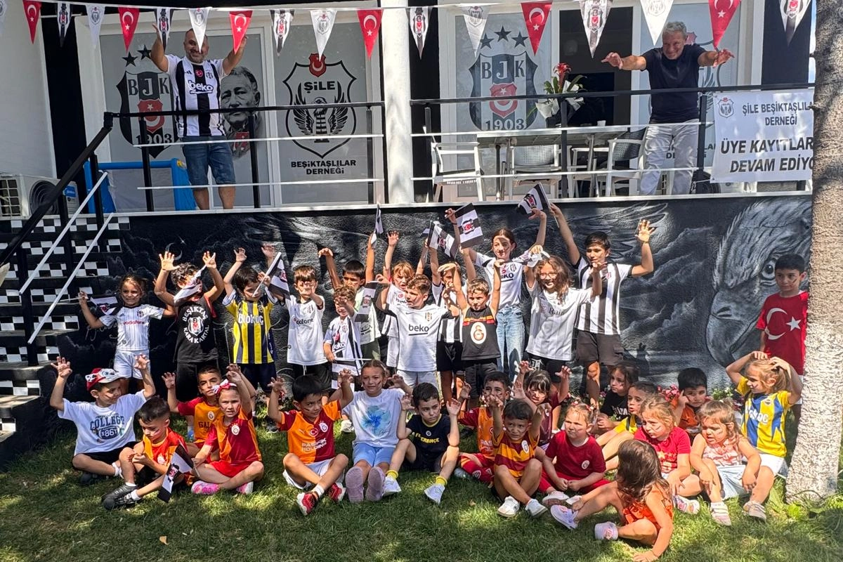 Şile Beşiktaşlılar Derneği küçük taraftarları ağırladı 