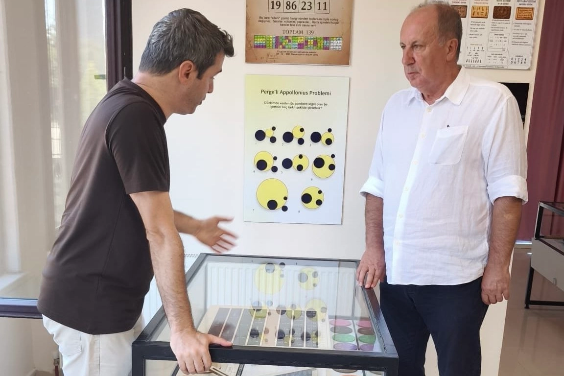 Muharrem İnce’den Bursa’da Matematik Müzesi ziyareti 