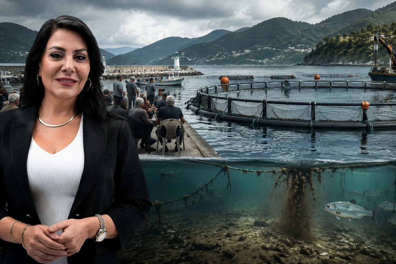 Rize'de kafes balıkçılığı projesine karşı nöbet... Zafer Partili Aslan’dan Rize balıkçı köyü çağrısı 