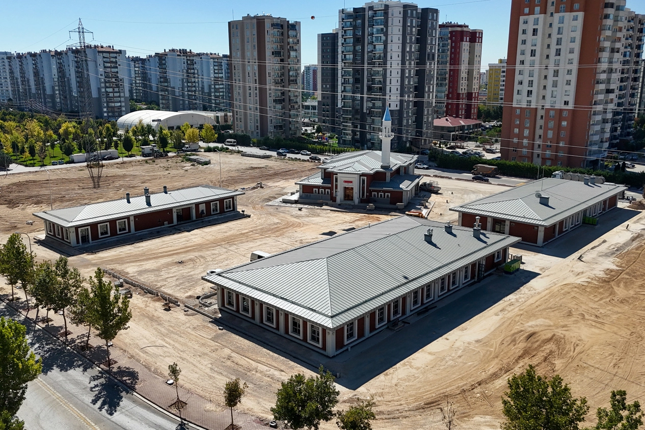 Selçuklu Yazır Mahalle Külliyesi'nde son rötuşlar 