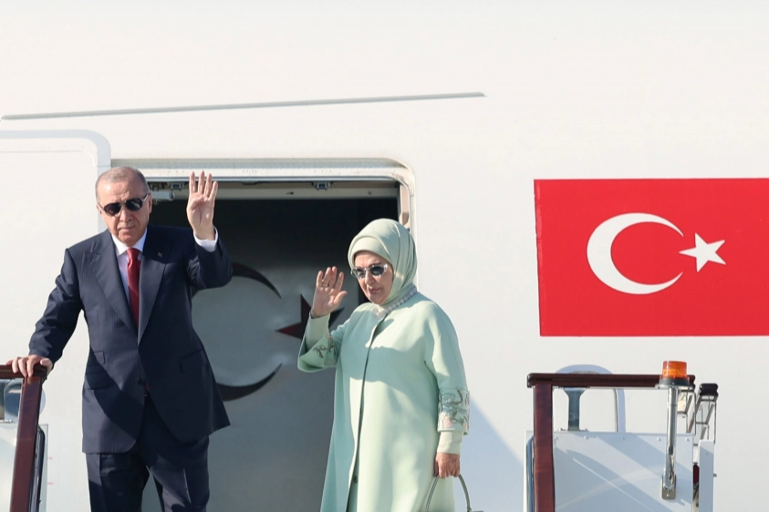 Cumhurbaşkanı Erdoğan Kırgızistan’da 