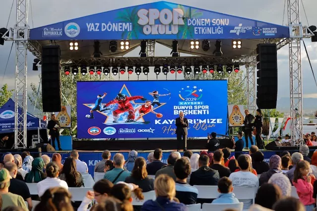 Kayseri Büyükşehir'in Yaz Spor Okulu'nda 15 bin öğrenci yer aldı 