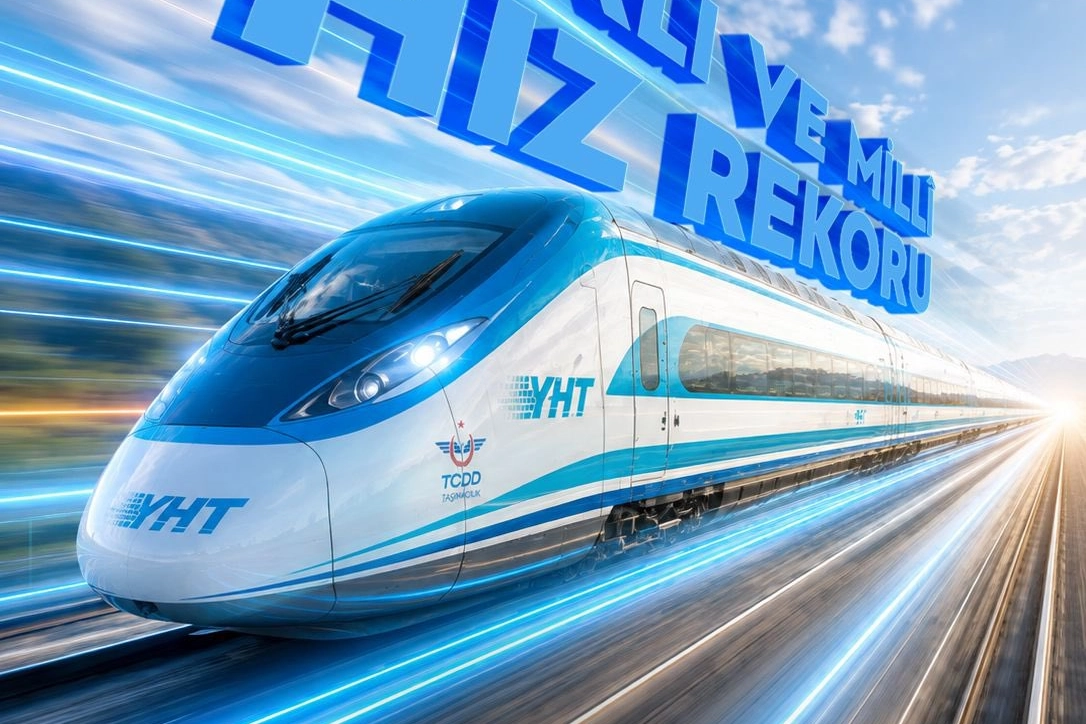 Milli elektrikli hızlı trenden yeni rekor... 250 kilometre hıza ulaştı 