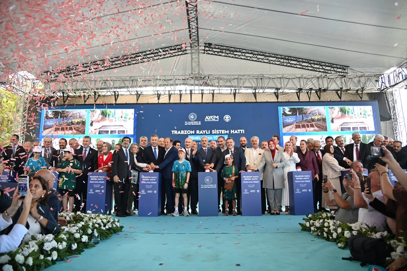 Trabzon’da raylı sistem için butona basıldı! 