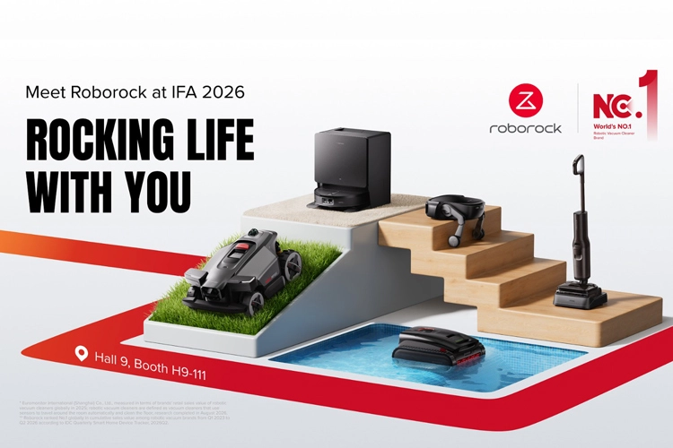 Roborock, IFA 2026'da insan odaklı temizliği yeniden tanımlıyor... Oturma odasından havuza kadar kapsamlı bir ekosistem sunuyor 