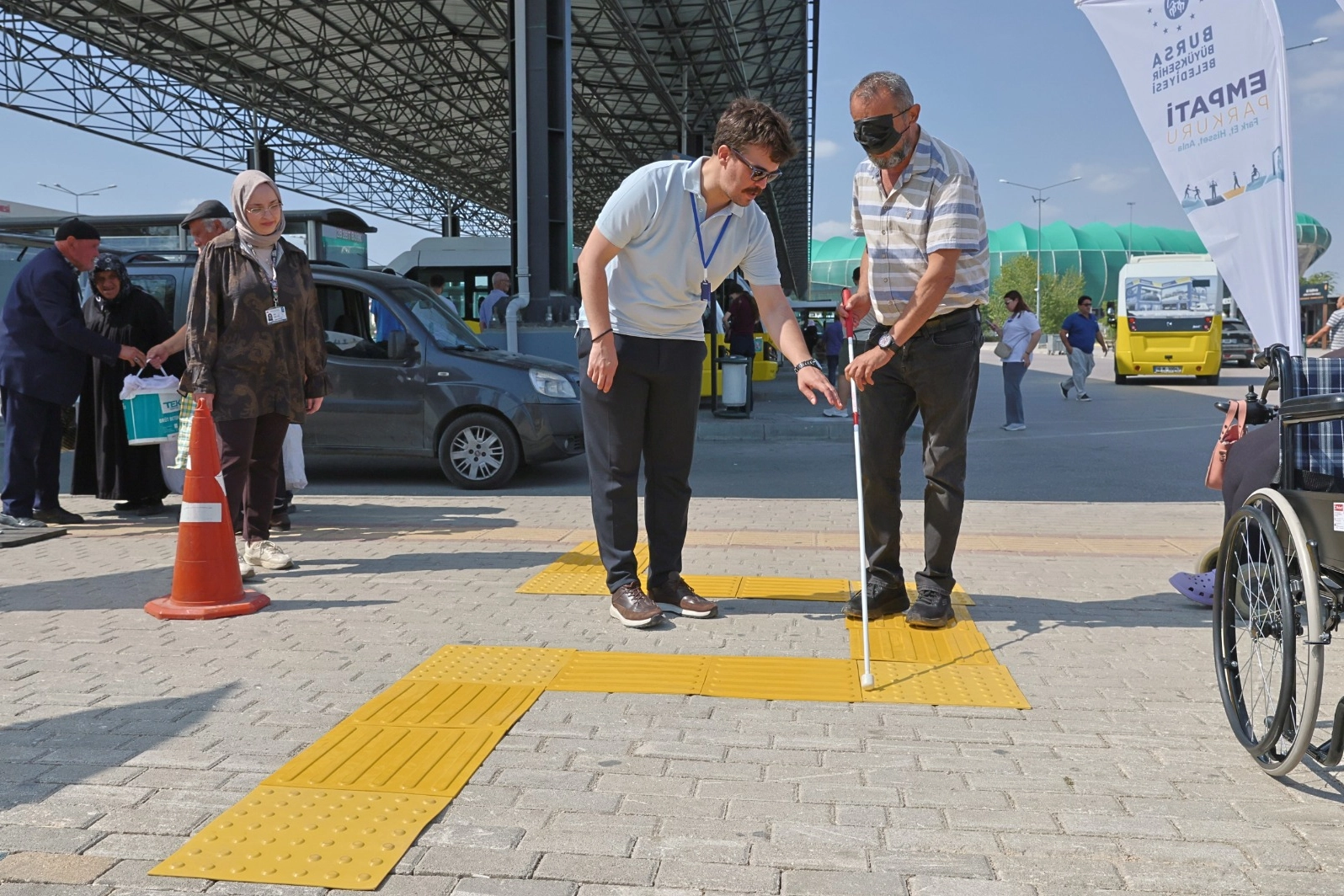 Bursa Büyükşehir'den 'empati' parkuru 