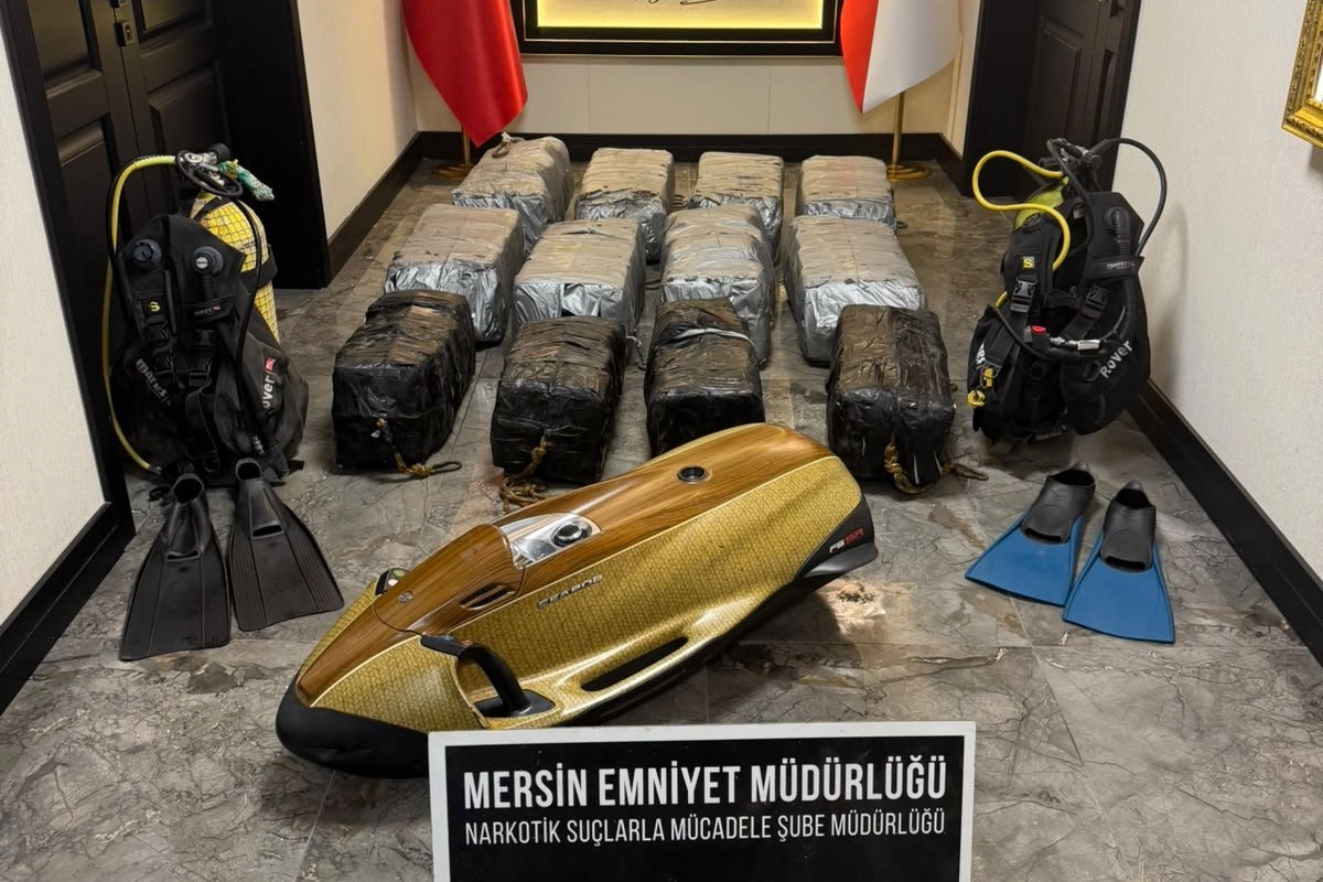 Mersin Limanı’nda gemiden 350 kilo kokain çıktı 