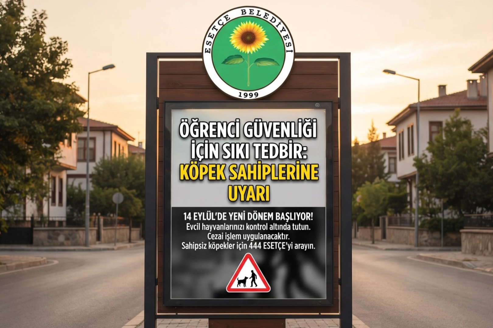 Esetçe Belediyesi’nden öğrenci güvenliğine sıkı tedbir 