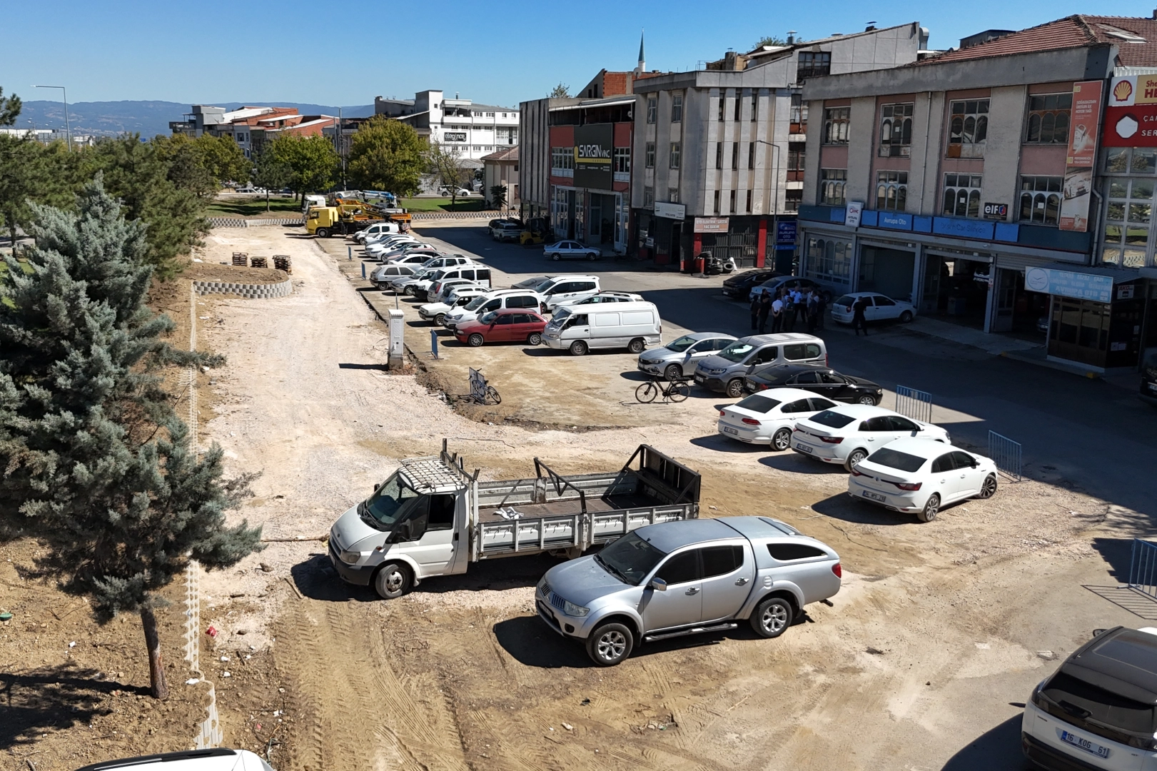 Bursa İnegöl'de Ertuğrulgazi Caddesi'ne 165 araçlık otopark 