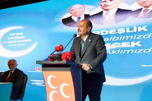 MHP İzmir'de Veysel Şahin güven tazeledi 