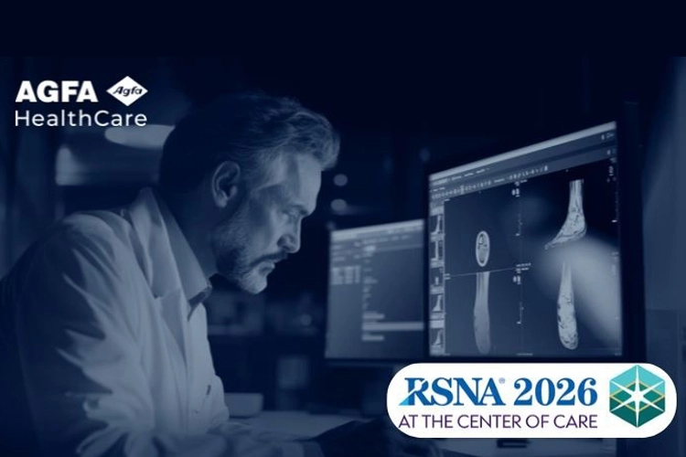 AGFA HealthCare, Kuzey Amerika Radyoloji Derneği (RSNA) 2026'da kurumsal görüntülemenin merkezine klinik odağı yerleştiriyor 
