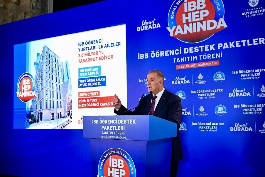 İstanbul Büyükşehir'den öğrencilere 8,7 milyar liralık destek paketi 