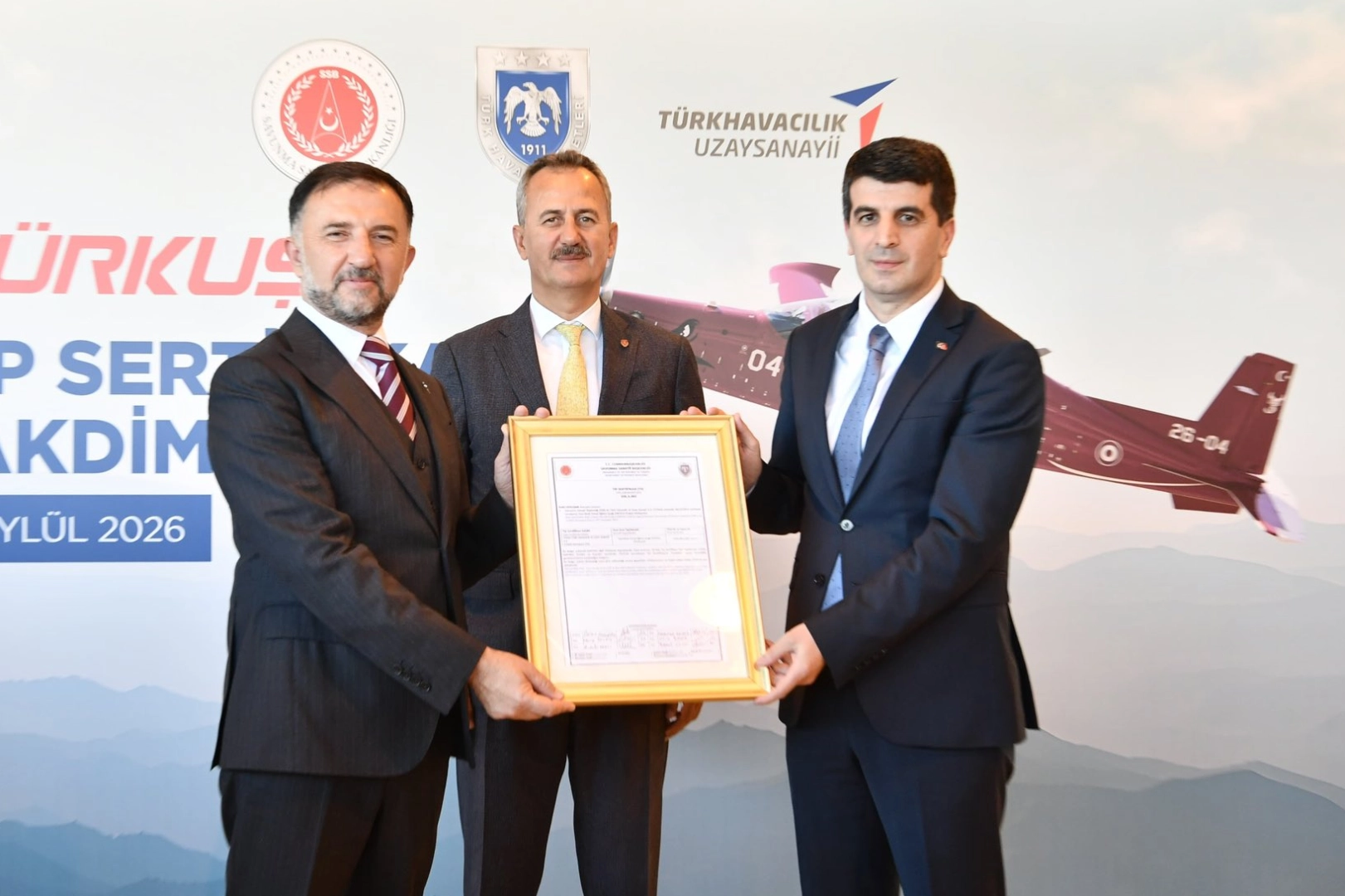 Türk havacılığında tarihi adım... HÜRKUŞ-II’ye Askeri Tip Sertifikası 