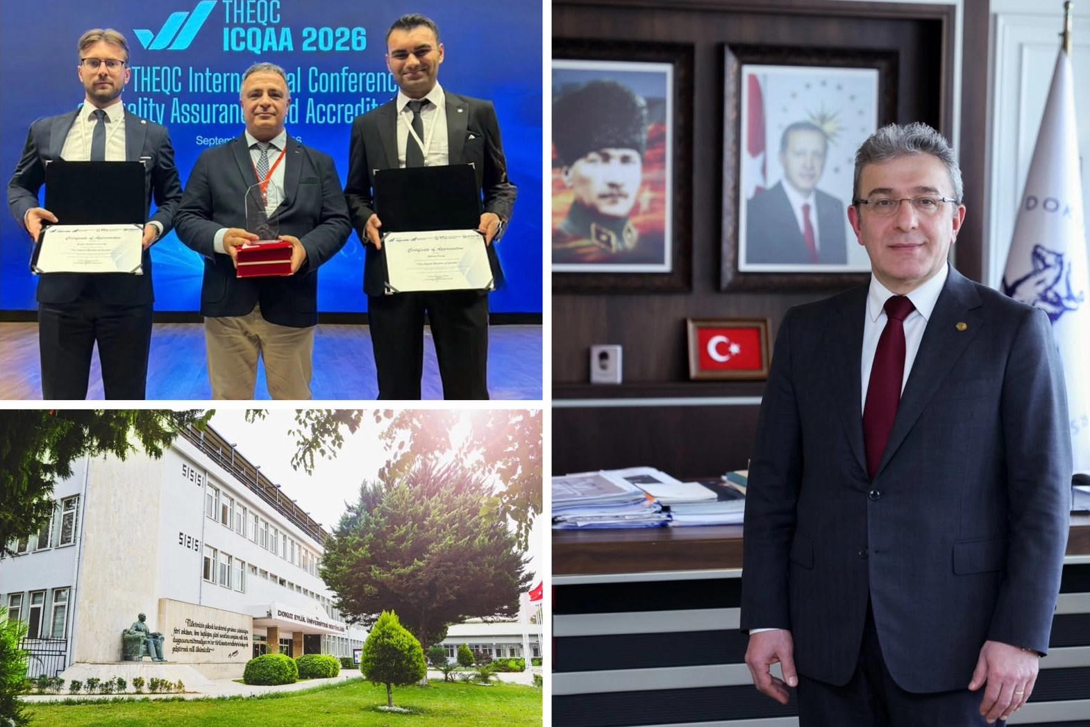 Dokuz Eylül'ün kalite çalışmalarına 'iyi uygulama' takdiri 