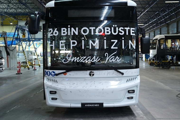 TEMSA’nın 26 bininci otobüsü banttan indi 
