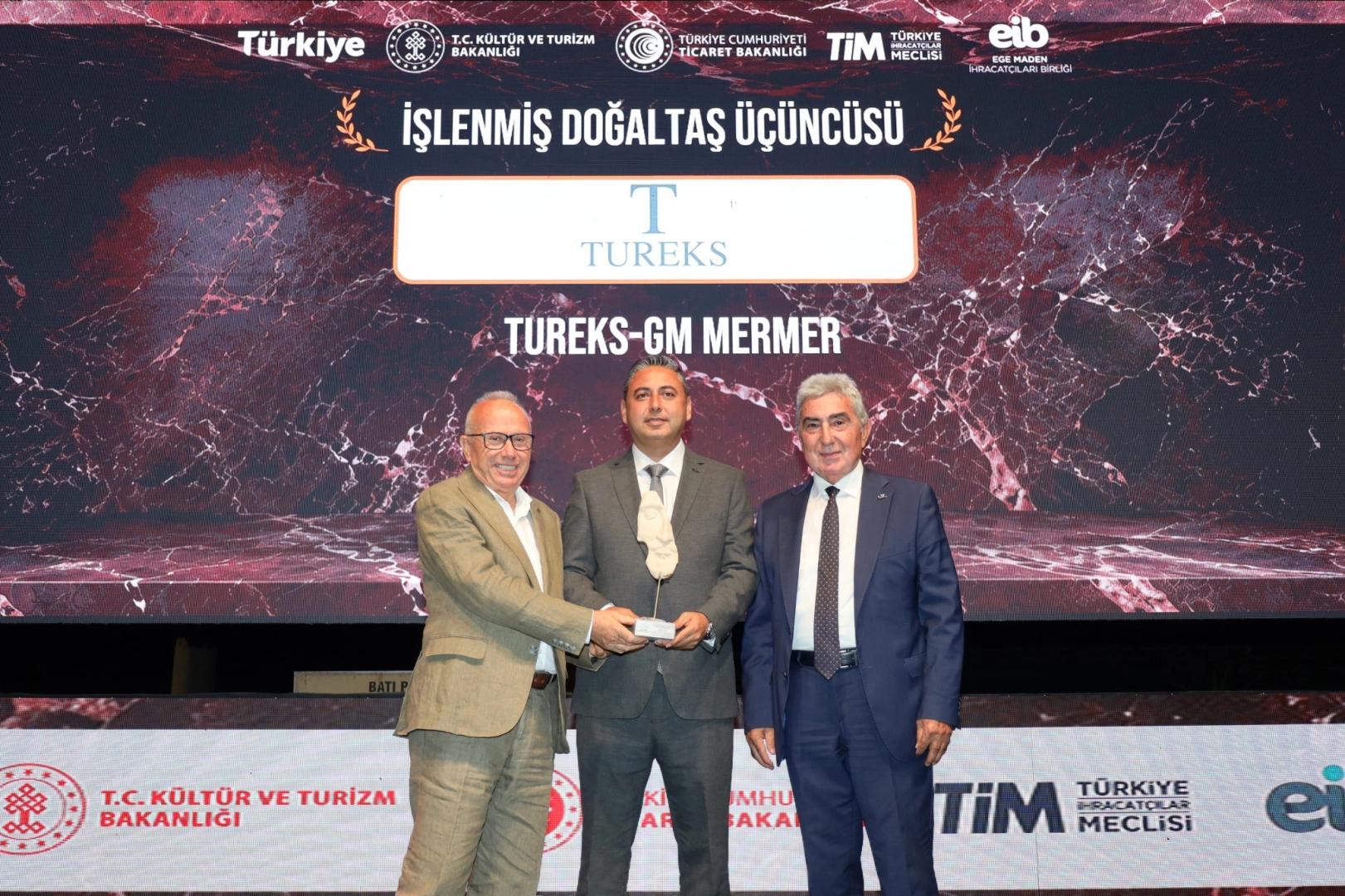 Tureks’e doğal taş ihracatında 4 ödül birden 