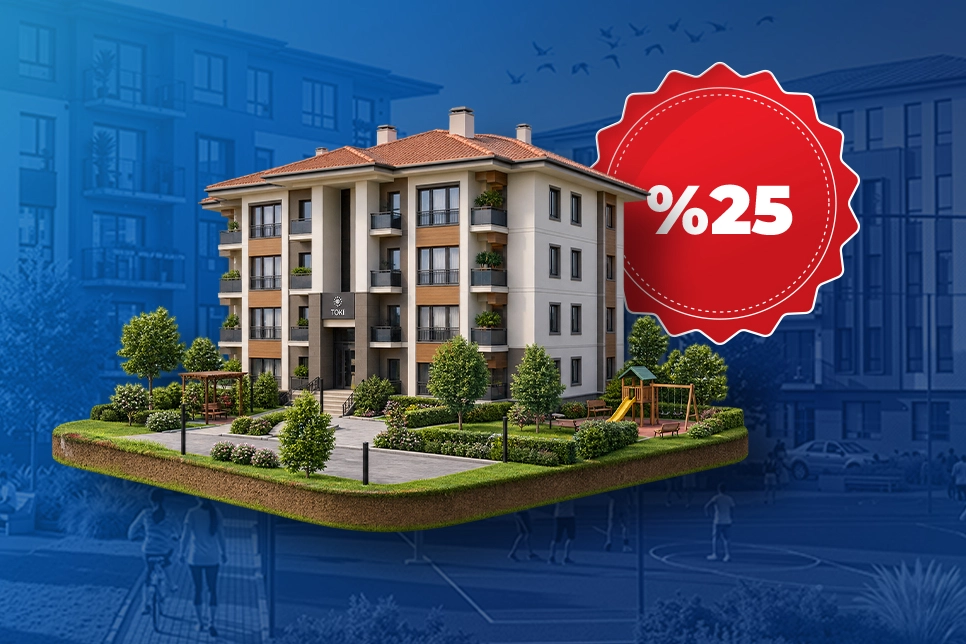 TOKİ’den yüzde 25 indirim kampanyası başlıyor... Son başvuru 19 Ekim 2026 