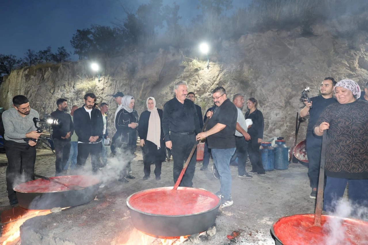 Kayseri Melikgazi'de salça dönemi rekorla bitti 