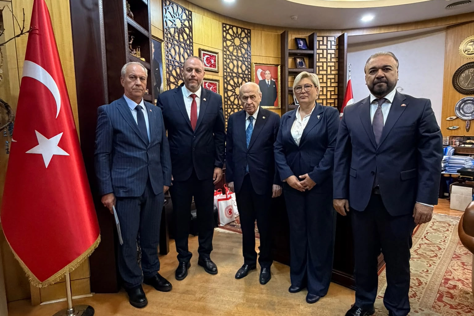 MHP Edirne'den Bahçeli’ye ziyaret 