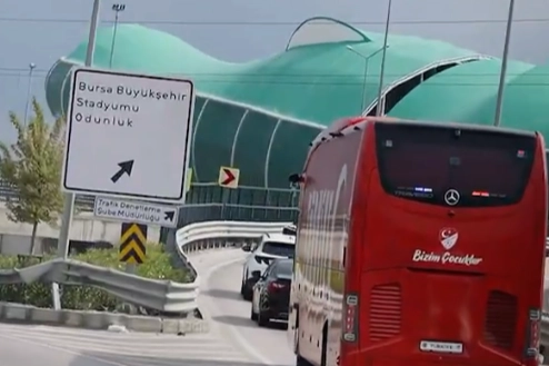 A Milli Takım, İtalya maçı için Bursa’da 