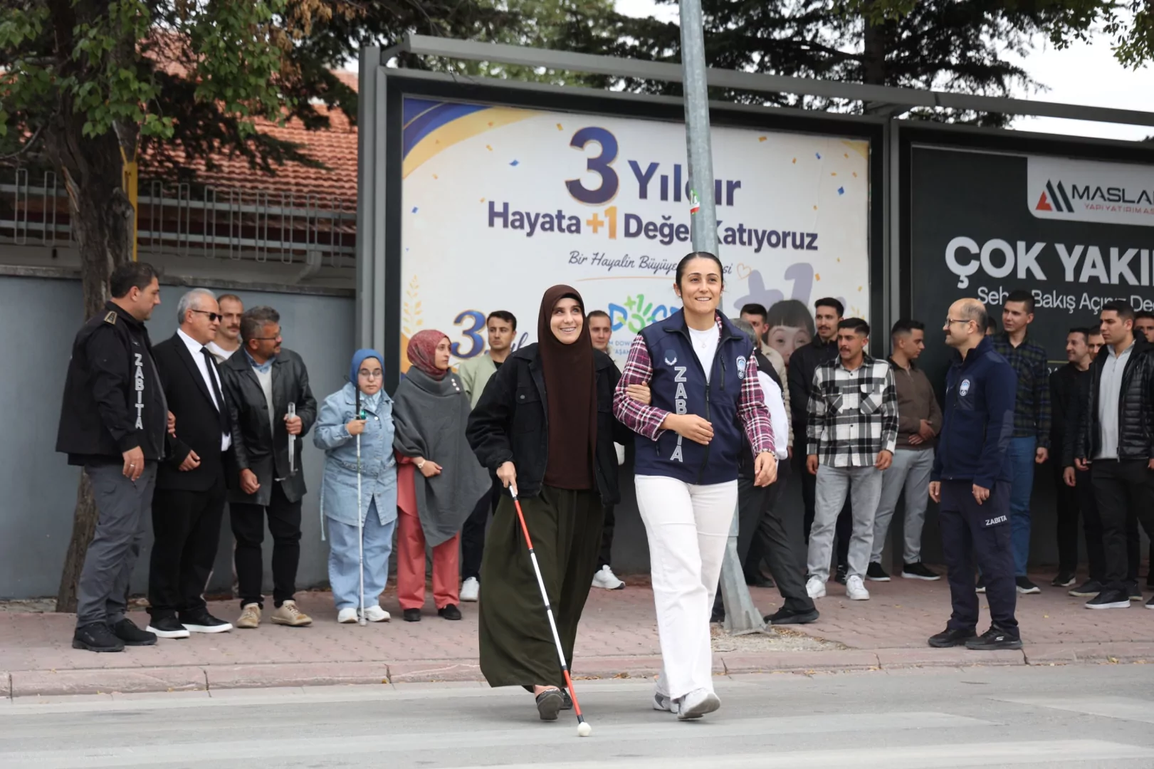 Konya Zabıtası'na görme engelli bireylerden farkındalık eğitimi 