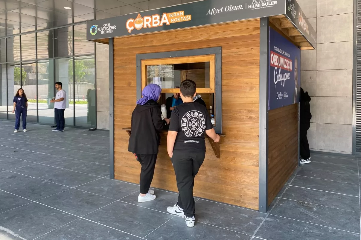 Ordu Şehir Hastanesi’nde ücretsiz çorba ikramı başladı 
