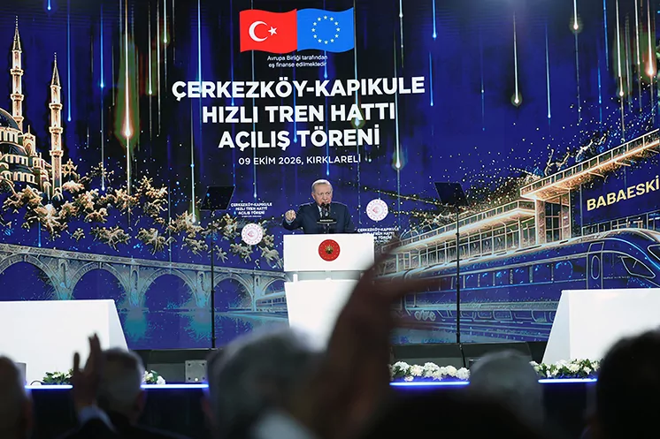 Cumhurbaşkanı Erdoğan: Halkalı–Kapıkule hattı Avrupa’ya açılan stratejik bir lojistik omurga olacak 