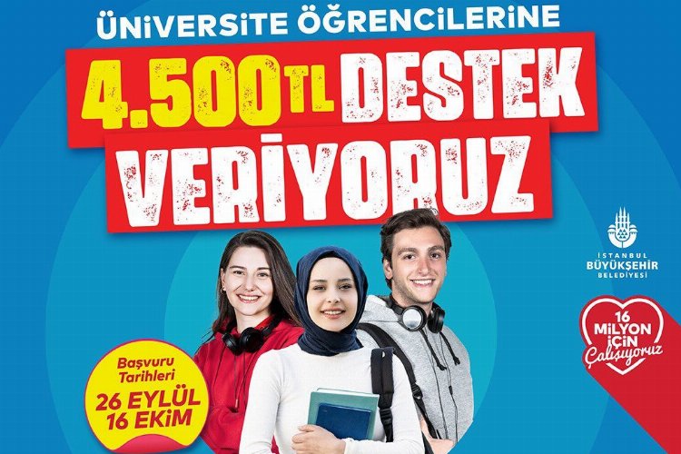 75 bin öğrenciye 4 bin 500 TL destek -