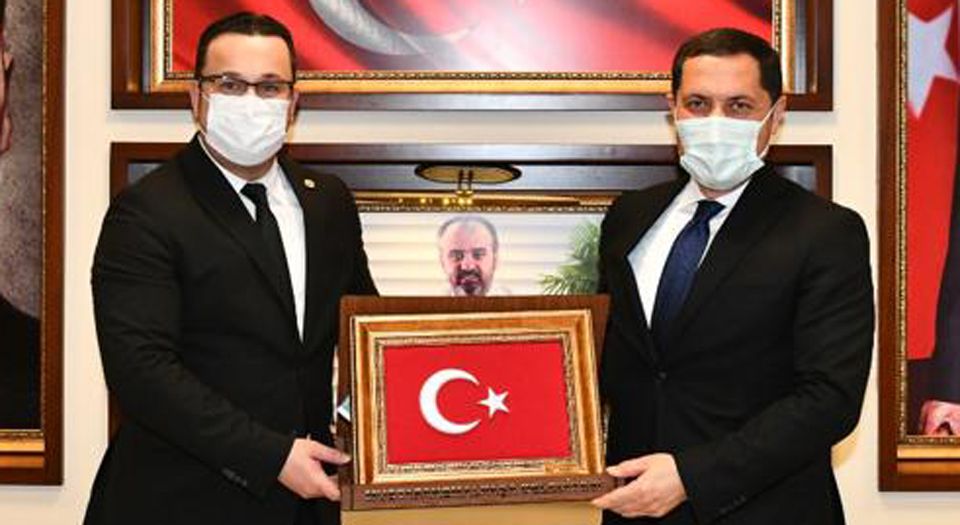 Amasya Valisi Masatlı'ya Bursa'dan fahri hemşehrilik beratı