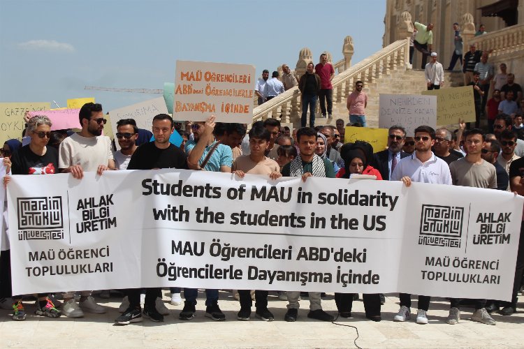 ABD’li öğrenci ve akademisyenlere Mardin’den destek geldi -