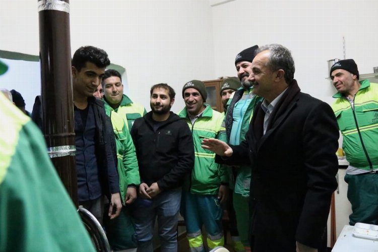 Adıyaman Belediye Başkanı Kılınç, temizlik işleri personeliyle bir araya geldi -
