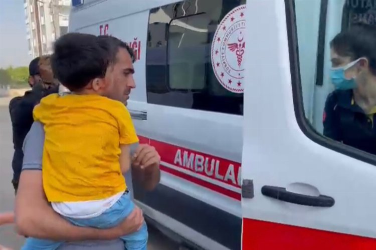 Adıyaman'da 4 metre yükseklikte düşen çocuk yaralandı -