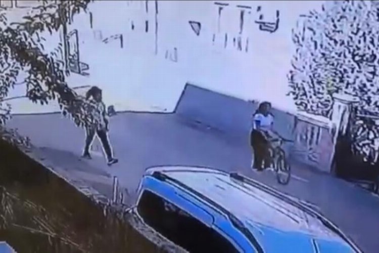 Adıyaman’da bisiklet hırsızlığı kameraya yansıdı -