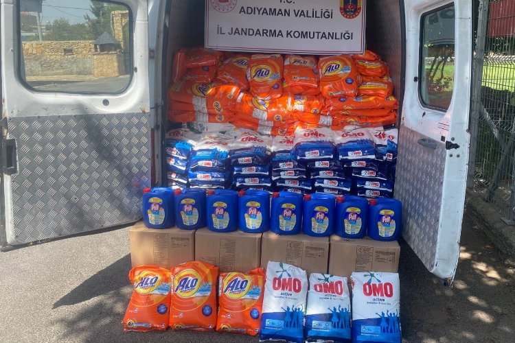 Adıyaman'da faturasız temizlik malzemelerine el konuldu! -