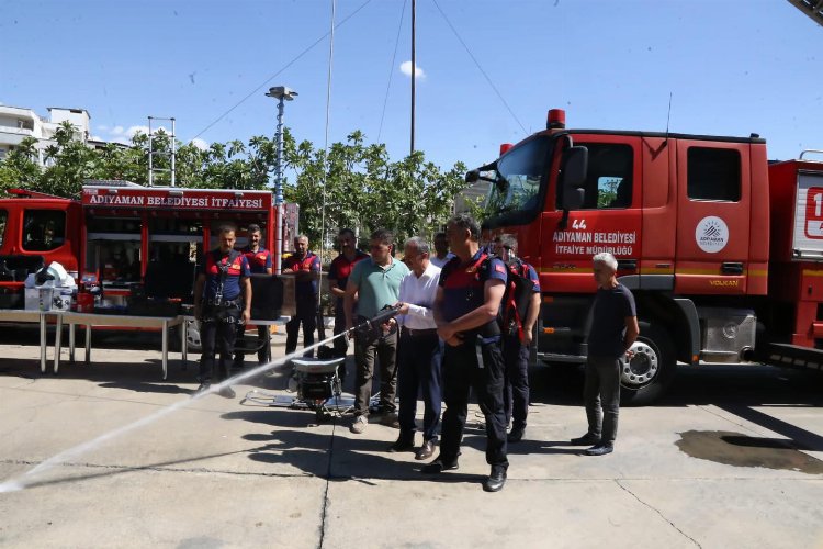 Adıyaman’da itfaiye filosuna yeni araçlar eklendi -