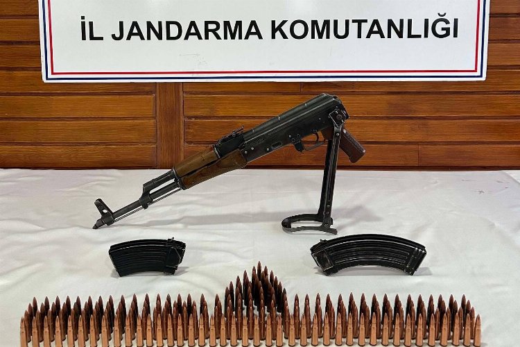 Adıyaman'da Jandarma evde piyade tüfeği ele geçirdi -