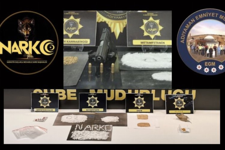 Adıyaman'da Narko Tim uyuşturucu tacirlerin ensesinde -