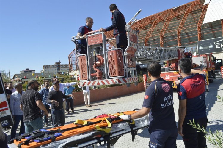 Adıyaman'da talihsiz işçi elektrik akımına kapıldı -