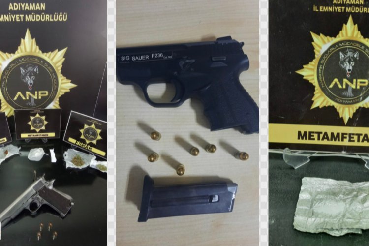 Adıyaman’da uyuşturucu tacirlerine büyük darbe -